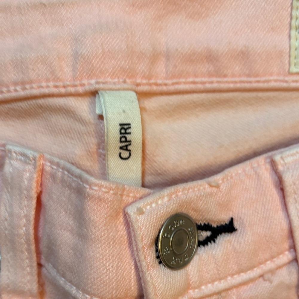 Rag & Bone pink capri store exclusive jeans sz 26 - Picture 3 of 6